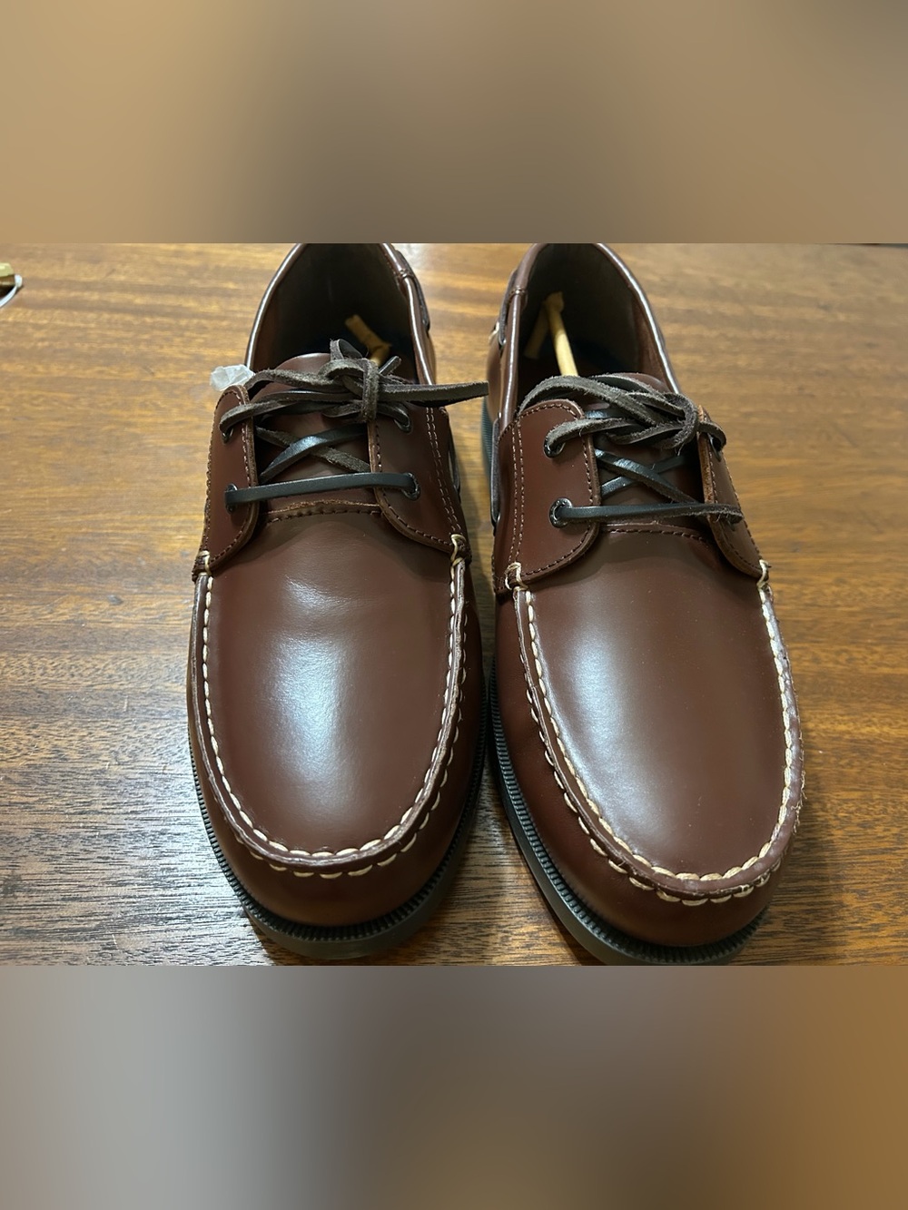 NEW Dockers Castaway Men's Brown Leather Boat Shoes